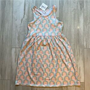 NWT Honesty Rainbow Racerback Tennis Activewear Dress, girls size L (12)